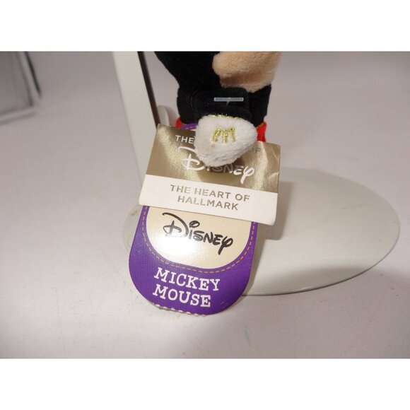 Disney Mickey Mouse Plush Hallmark Itty Bittys Collectible Stuffed Gold Thread - Picture 4 of 9